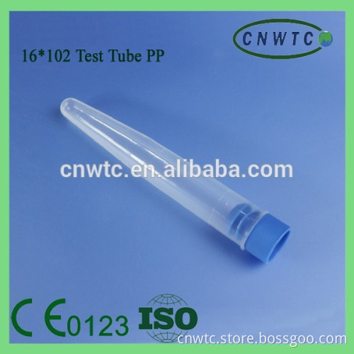 plastic conical test tube with caps